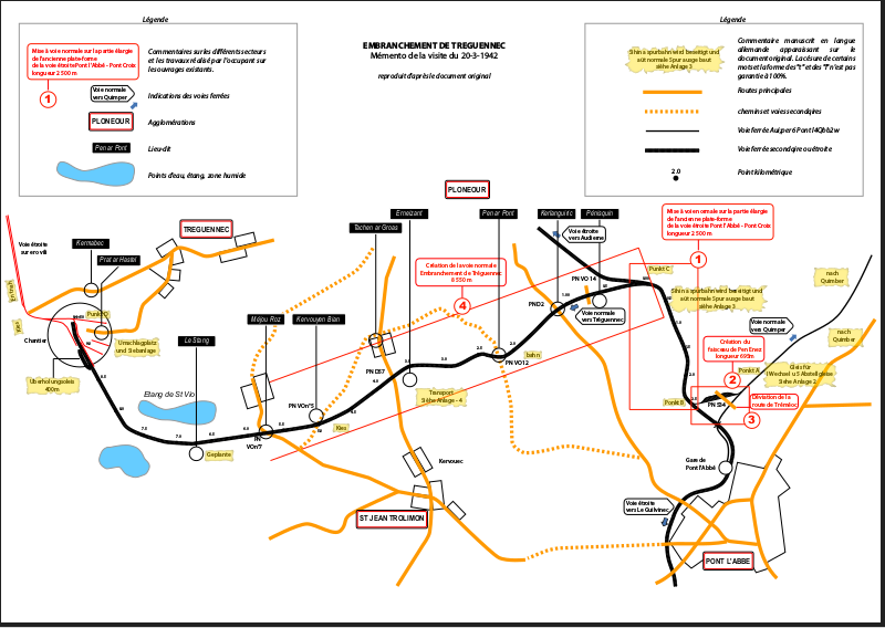 Plan des voies